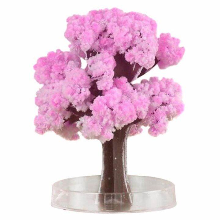 2020-9x8cm-coolthumbsupmagic-japanese-sakura-tree-brand-new-made-in-japan-pink-magic-decorative-toy-growing-paper-trees-toys