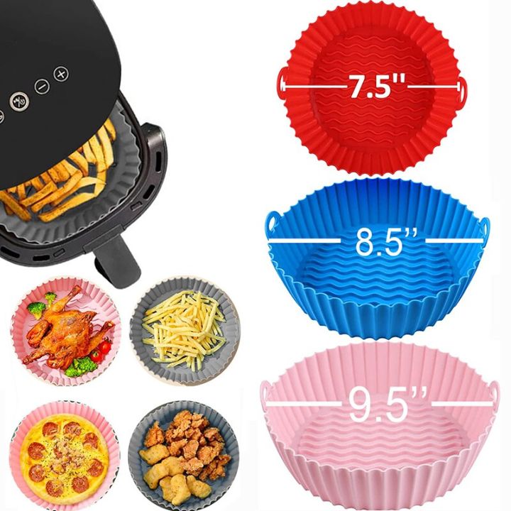 Air Fryer Silicone Pot, Large Silicone Basket Air Fryer