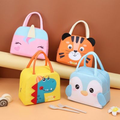 ▣ 2022 Cartoon Lunch Bag 3D Lunch Box Bag Insulated Thermal Lunch Box Women Girl Kids Children Picnic Bags Milk Bottle Bento Bag