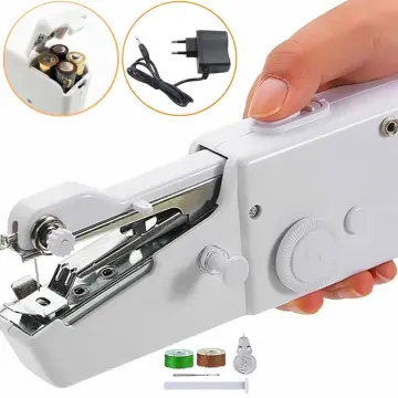 Good Vibes Handy Cloth Sewer Stitch Mini Sewing Machine Portable Handheld  Electric Cordless Tailoring Machine Mesin Jahit Ready Stock