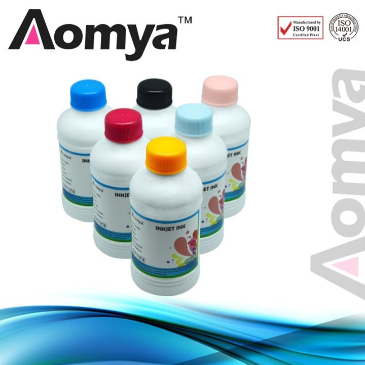 aomya-หมึกระเหิดพิเศษ250มล-x-6สีเครื่องพิมพ์อิงค์เจ็ททุกหมึกสำหรับ-epson-สำหรับแก้วเสื้อยืดแผ่นรองเมาส์