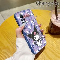 เคส Chenyyyka สำหรับ Infinix Note 11 Pro Note 11S เคสแบบเต็มหน้าจอ Kuromi ดีไซน์ใหม่บางอย่างสร้างสรรค์เคสโทรศัพท์ป้องกันขอบสี่เหลี่ยมเคสนิ่มเคสปลอกซิลิโคนกันกระแทก