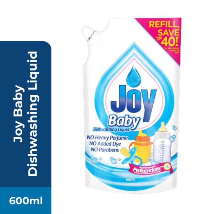 dishwashing liquid Joy Dishwashing Liquid Concentrate Refill Baby 600ml Lazada PH
