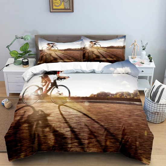 Aa của tôi, bb của tôi xe đạp đi xe đạp in bộ đồ giường ngủ phong cách thể - ảnh sản phẩm 48
