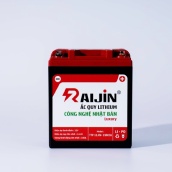 Bình ắc quy xe máy lithium RAIJIN Luxury L công nghệ Nhật Bản điện áp 12v