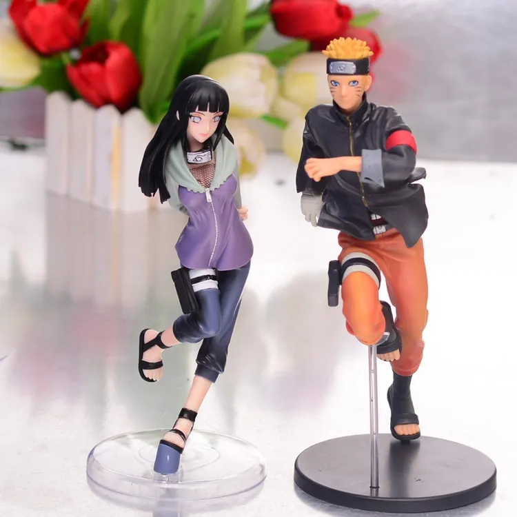 Naruto Uzumaki & Hinata Hyuuga Boneco Action Figure 23cm - The Last Movie  Edition