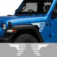 Auto Essories For Jeep Gladiator JT Pickup Fender Vent Car Stickers Truck Graphics Usa Flag Decor Decals Vinyl Cover Decal