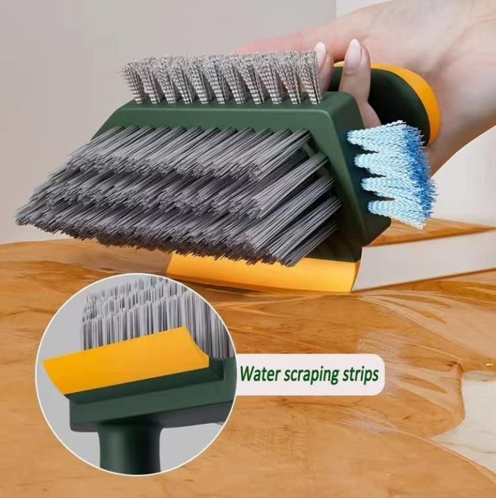 Multifunction 4 In 1 Brush Floor Seam Brush Scraping Brush Integrated  Bathroom Floor Brush Corner Crevice