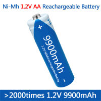 แบตเตอรี่ AA 1.2V แบตเตอรี่แบบชาร์จไฟได้ ความจุสูง9900MAh แบตเตอรี่แบบชาร์จไฟได้สำหรับของเล่นเมาส์ควบคุมระยะไกล