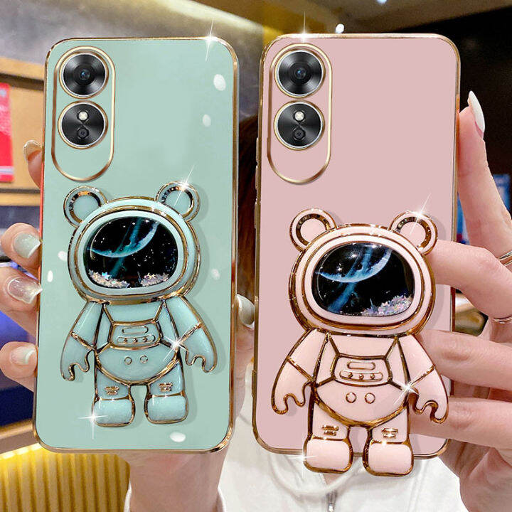 ybd-2023เคสดีไซน์ใหม่สำหรับ-oppo-a78-4g-a16k-a17k-a17-a16e-เคสโทรศัพท์สเตอริโอน่ารัก3dแสงดาวเคสนิ่