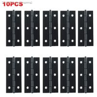 ✴✴ 10PCS Black Iron Door Hinges Furniture Hardware Butt Hinges For Window Cabinet Drawer Dresser With Screws Home Repair Tools