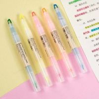 ปากกาเมจิกปากกาเน้นข้อความหัวปากกาคู่5สี/ชุดเครื่องเขียนนักเรียนเท่านั้นกุญแจปากกาเมจิกสีปากกาเรืองแสง