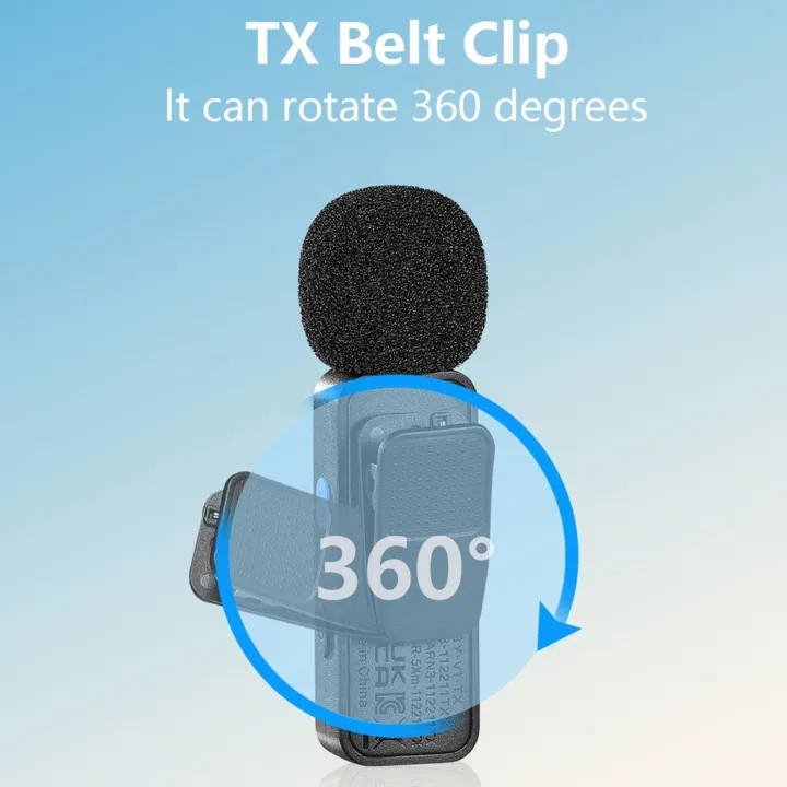 boya-ไมโครโฟนไร้สาย-2-4g-ลดเสียงรบกวน-ระยะส่งสัญญาณ-50-ม-แบบคลิปหนีบ-ขนาดเล็ก