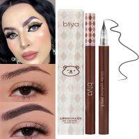 1PC Water Liquid Eyebrow Pen 4 Colors Eyeliner Lying Silkworm Dark Brown Eyebrow Pencil Waterproof Eyebrow Tattoo Pen Cosmetic