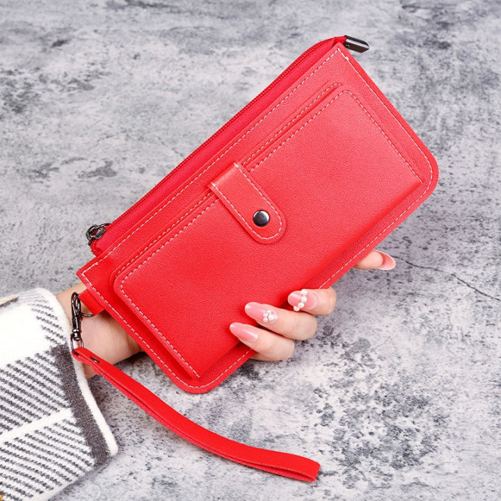 coin-purse-card-holder-handbag-female-simple-long-wallet-ladies-fashion-zipper-clutch-vintage
