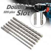 6pcs 160210260mm 6810121416mm SDS Plus Crosshead Twin spiral Hammer Drill Bits Round Shank Twist Electric Hammer Drill