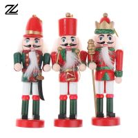 Merry Christmas New Year Decoration Kids Nutcracker Soldier Doll 1Pcs Wooden Pendant Navidad Christmas Decorations For Home
