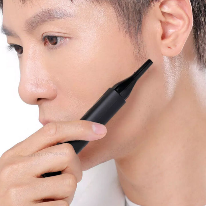 youpin-msn-electric-ear-nose-hair-trimmer-double-head-nasal-hair-cleaner-rechargeable-hair-removal-eyebrow-trimmer