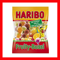 Haribo Fruity Bussi  เยลลี่  ฮาริโบ้ กัมมี่แบร์ ตราฮาริโบ้ เจลลี่ ขนม ขนมขบเคี้ยว ขนมหวาน 200g