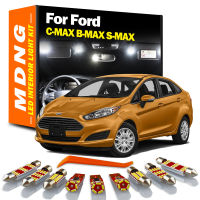 MDNG Canbus โคมไฟในร่มสำหรับ Ford C-MAX CMAX B-MAX BMAX S-MAX SMAX หลอดไฟ LED ภายในแผนที่โดมชุดไฟรถอุปกรณ์เสริม