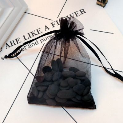 【YF】✸  50/100Pcs Organza bag drawstring cloth Multi-size gift packaging and New Year candy