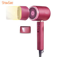 ShowSee ไดร์เป่าผม Constant Temperature Negative Ion Hair Dryer A11-R 1800w เครื่องเป่าผมไฟฟ้าไอออน ขนาดเล็ก ลมแรง