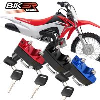 ล็อคหมวกนิรภัยป้องกันการโจรกรรมสำหรับฮอนด้า CRF250 L/F CRF300L CRF450 L/rl CRF 125F 150F ล็อคชิ้นส่วนรถจักรยานยนต์230F กุญแจล็อค230F