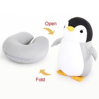 Deformable U-shape Travel Pillows  Airplane Penguins Cushion Plush Toy Neck Pillow Travel pillows