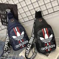 ADIDAS กระเป๋าผู้ชายแนวทแยงไหล่เดียวแฟชั่นใหม่(สินค้าพร้อมส่ง)