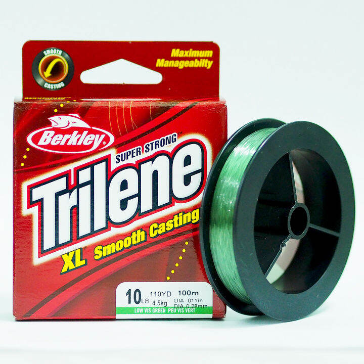 Berkley Trilene XL Smooth Casting สายเอ็นเบิร์คเล่ย์ ไทร์ลีน เอ็กซ์แอล ...