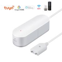 Tuya ZigBee Water Leakage Sensor เครื่องตรวจจับการรั่วไหลของน้ำ Smart Home Flood Water Leakage Alarm Overflow Alarm Water Level Sensor