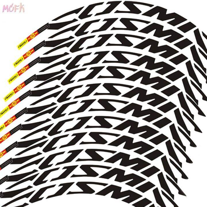 Mavic Cosmic Ccu Wheel Decals Road Bike 700C Bicycle Wheel Rims