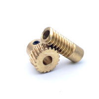 1:10 Worm Gear 0.5M 20T 4MM Motor Accessories Copper Parts