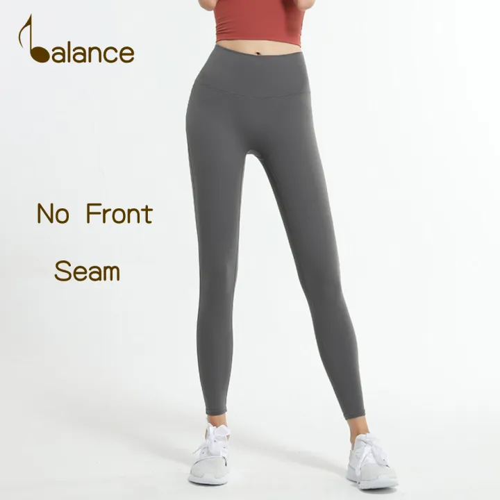 Buy NEPOAGYM Women Workout Leggings No Front Seam Medium to High  Compression 25 Inch 7/8, Glaucous, Large at Amazon.in