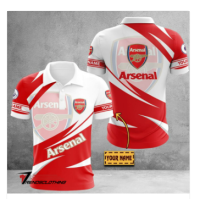 Arsenal 3D High Quality New Design Hot Selling Multi Style Polo Shirt (Contact Online for Free Customization) - NO.HSGHK64W