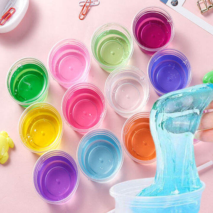 [READY STOCK] Crystal Clay Slime Crystal educational toys mud 12 color ...