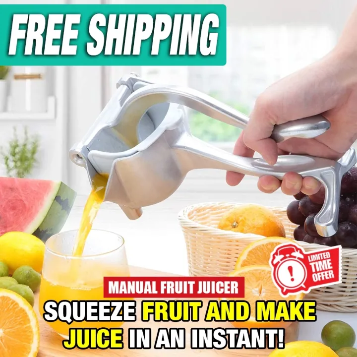 Manual Fruit Juicer/Squeezer Heavy Duty Handhold Press Fruit Manual