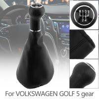 5ความเร็วสีดำรถเกียร์ธรรมดา SHIFT handball KNOB พร้อมฝาครอบกันฝุ่น Fit สำหรับ vwgolf MK4 Bora poloset Cordoba Inca ibia