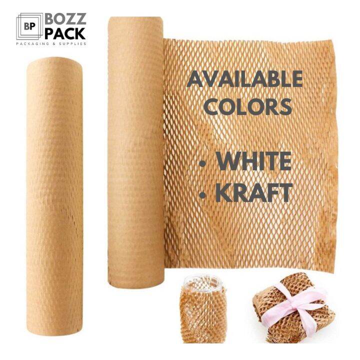 Ecofriendly Kraft Paper Wrap 10m5m (WhiteKraft) Bubble wrap
