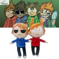 Kado Ulang Tahun PANUCCI หมอนอะนิเมะยัดไส้ตุ๊กตาผ้าหมอนของเล่นนุ่มนิ่มยัดไส้ Eddsworld สำหรับตกแต่งบ้านเด็กตุ๊กตาผ้ากำมะหยี่ตุ๊กตาหนานุ่ม