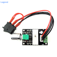 ?【Lowest price】Legend สวิตช์ควบคุมความเร็ว3A 6V12V24V ตัวควบคุมมอเตอร์ PWM DC ไปข้างหน้าและถอยหลัง