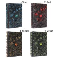 +【； 3D Dragon Embossed Journal Writing Notebook Journal Handmade Daily Notepad Travel Diary Dragon Gifts For Women &amp; Men A5 Size