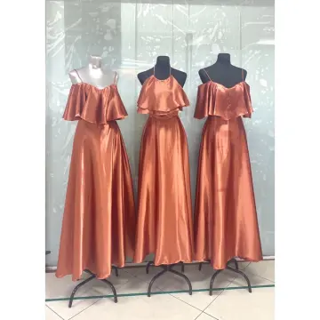 Solid Flounce Sleeve Belted Wrap Dress | Orange bridesmaid dresses, Orange  dress outfits, Belted wrap dress