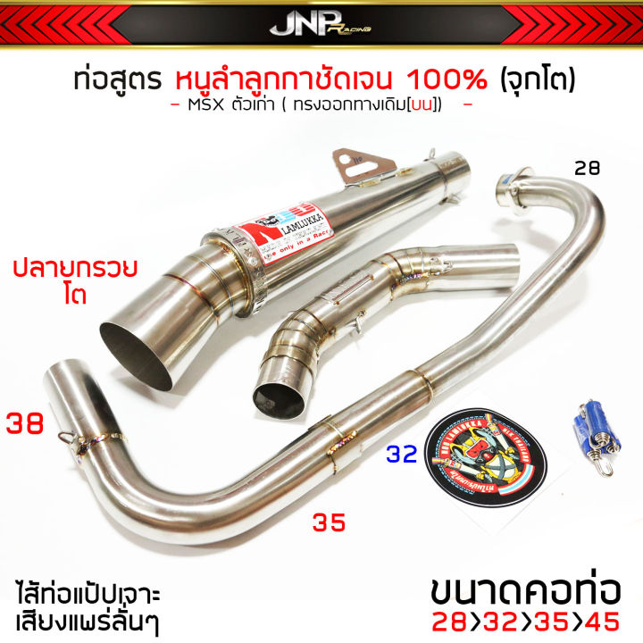 ท่อสูตรหนูลำลูกกา-msxเก่า-ตรงรุ่น-เสียงแพร่ลั่นรับประกันคุณภาพ-msxเก่า-ออกบน-ออกล่าง-ชัดเจน100