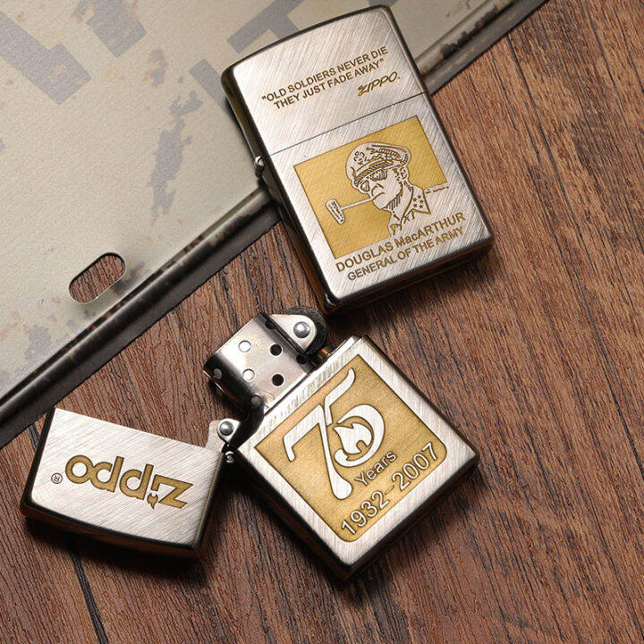 ZIPPO lighter genuine Zippo genuine kerosene classic diagonal lines