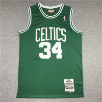 เสื้อเจอร์ซี่ปักลาย Nba Pierce Celtics No. 34 07-08 Retro Mn Truth ชุดบาสเก็ตบอลชุดบาสเก็ตบอลผู้ชาย