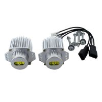 1ชุด2*80W 160W แหวนฮาโล Led หลอดไฟแคนบัสมาร์กเกอร์ไม่มีข้อผิดพลาดสำหรับ Bmw E90 E91 325i 328i 330i 2005 2008