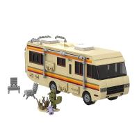 Gobricks MOC Classic Movie Breaking Bad Car Building Blocks Kit Walter White Pinkman Cooking Lab RV Vehicle Model Toys For Gifts Building Sets