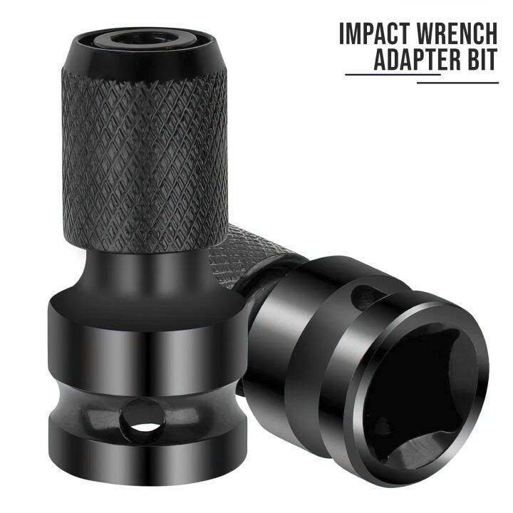 Impact Wrench Adapter Bit Socket Adapter Bor 1/2 SQUARE TO 1/4 HEX AUTO