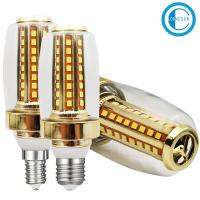 【✒】 Galxo CLORNDSON หลอดไฟ LED E27/E14 9วัตต์90-260โวลต์64ลูกปัด SMD 2835 LEDs โคมไฟคริสตัลโคมระย้าข้าวโพด